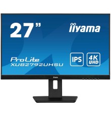 Монитор LCD 27'' 16:9 3840x2160(UHD 4K) IPS, Нет, 60 Hz, 350cd/m2, 1000:1, 80M:1, 4ms, DVI, HDMI, DP, USB-Hub, Height adj, Pivot, Tilt, Swivel, Speakers, Black (Мятая упаковка)