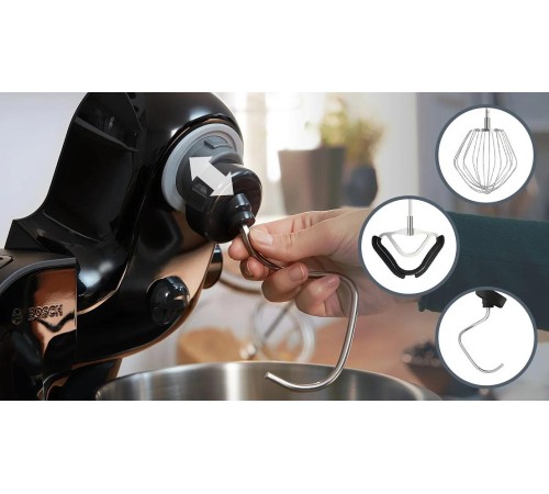 Кухонный комбайн BOSCH/ 1000 Вт, цвет черный Кухонный комбайн BOSCH/ 1000 Вт, цвет черный