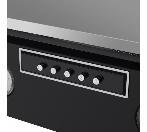 ВЫТЯЖКА MAUNFELD/ Кухонная вытяжка BRIDGE 60 INOX Glass Black , Тип: подвесная, Цвет: нержавеющая сталь/черное стекло, Управление: кнопочное, Ширина, мм: 600, Полная потребляемая мощность, Вт: 190 Количество скоростей: 3 Максимальная производительность, м