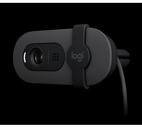 Веб-камера/ Logitech Brio 105 Full HD 1080p Webcam - GRAPHITE - USB