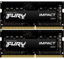 Память оперативная/ Kingston 16GB 3200MT/s DDR4 CL20 SODIMM (Kit of 2) FURY Impact