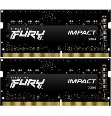 Память оперативная/ Kingston 16GB 3200MT/s DDR4 CL20 SODIMM (Kit of 2) FURY Impact