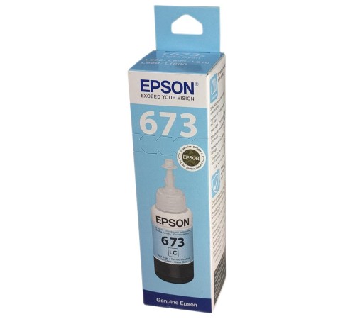 Чернила/ Epson 673 EcoTank Ink light cyan Чернила/ Epson 673 EcoTank Ink light cyan