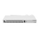 Маршрутизатор MikroTik Cloud Core Router 2004-1G-12S+2XS with Annapurna Alpine AL32400 Cortex A57 CPU (4-cores, 1.7GHz per core), 4GB RAM, 1x Gigabit RJ45 port, 12x 10G SFP+ cages, 2 x 25G SFP28 cages, RouterOS L6,