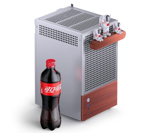 Корпус без блока питания/ Case JONSBO T6, Desktop SFF, TG, no fan, 1xUSB-A 3.2 + 1xUSB-C 3.2, mITX Silver Корпус без блока питания/ Case JONSBO T6, Desktop SFF, TG, no fan, 1xUSB-A 3.2 + 1xUSB-C 3.2, mITX Silver