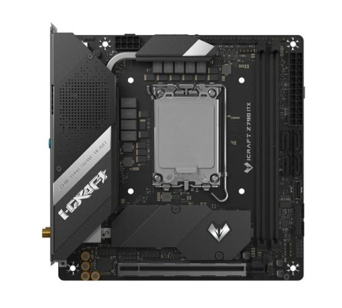 Материнская плата MAXSUN MS-iCraft Z790ITX WIFI, LGA1700, Z790, 2*DDR5, 4*SATA3, 2*M.2,  4*USB 3.2, 4*USB 2.0, Type-C, 1*PCIEx16, HDMI+DP, mITX