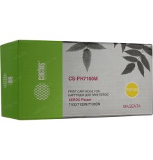 -/ Картридж лазерный Cactus CS-PH7100M 106R02607 пурпурный (4500стр.) для Xerox Phaser 7100/7100N/7100D