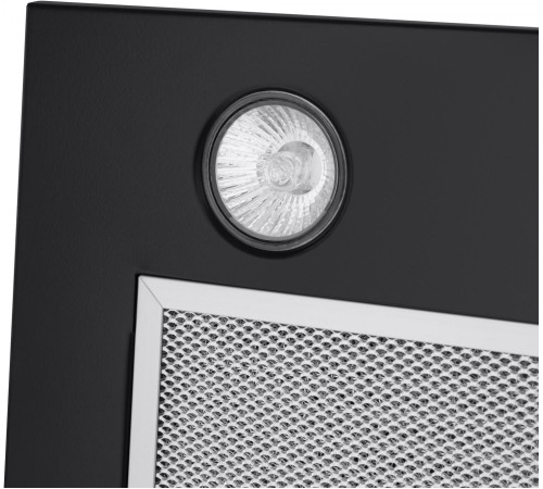 ВЫТЯЖКА MAUNFELD CROSBY SINGL 60 BLACK/ Полновстраиваемая, 60см, 850 м3, кнопочное управление, LED, площадь кухни до 30м2, опция: угольный фильтр CF140C-2шт, черная