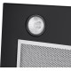 ВЫТЯЖКА MAUNFELD CROSBY SINGL 60 BLACK/ Полновстраиваемая, 60см, 850 м3, кнопочное управление, LED, площадь кухни до 30м2, опция: угольный фильтр CF140C-2шт, черная