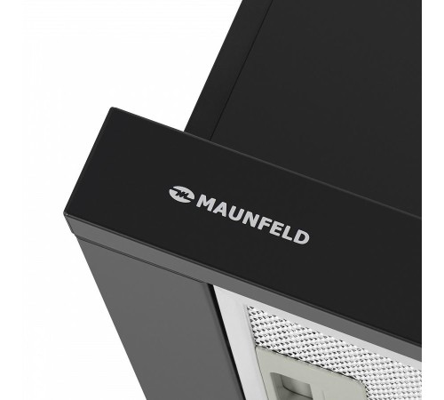 ВЫТЯЖКА MAUNFELD VS LIGHT 60 ЧЕРНЫЙ/ Тип: встраиваемая  Цвет: черный  Управление: колыбельное  Ширина, мм: 600  Полная потребляемая мощность, Вт: 140 Количество скоростей: 2  Максимальная производительность, м3/ч: 480 Диаметр воздуховода, мм: 120  Площадь