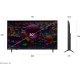 Телевизор ЖК 50'' LG/ 50", Ultra HD, Smart TV, WebOS, Wi-Fi, DVB-T2/C/S2, MR, 60Hz Native, 2.0ch (20W), 2 HDMI, 2 USB, 2 Pole, Charcoal Black, 2025