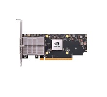 Сетевая карта Infiniband/ NVIDIA ConnectX-7 HHHL Adapter Card, 200GbE (default mode) / NDR200 IB, Dual-port QSFP112, PCIe 5.0 x16 with x16 PCIe extension option, Crypto D isabled, Secure Boot Enabled, Tall bracket