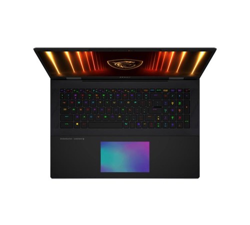 Ноутбук без сумки MSI Titan 18 HX A2XWJG-206RU Ultra9 285HX 18" 16:10 UHD+ (3840x2400)120Hz DDR5 64GB (32GB*2),4TB SSD(2TB+2TB),NV RTX 5090 (24GB GDDR7),99Whr,3,6kg,2y,Win11Home,Black