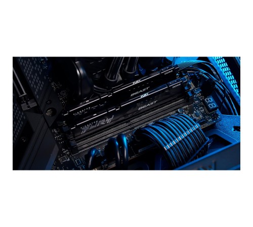 Память оперативная/ Kingston 32GB 6000MT/s DDR5 CL30 DIMM (Kit of 2) FURY Beast Black XMP Память оперативная/ Kingston 32GB 6000MT/s DDR5 CL30 DIMM (Kit of 2) FURY Beast Black XMP