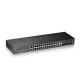 Коммутатор/ ZYXEL NebulaFlex Pro GS2220-28 Hybrid L2 Switch, rack 19 ", 24xGE, 4xCombo (SFP / RJ-45), silent, standalone / cloud management