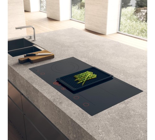 Варочная панель ASKO/ Арт. 737830 ; Встраиваемая варочная панель, дизайн PREMIUM, индукция, 5 зон для приготовления, Bridge, WI-FI, 47х90х51 см, черный матовый