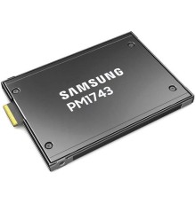 Твердотельный накопитель Samsung Enterprise SSD, 2.5"(SFF/U.3), PM1743, 7680GB, NVMe PCIe 5.0 1x4, DP 2x2, R14000/W6000Mb/s, IOPS(R4K) 2500K/300K, MTBF 2,5M, 1DWPD/5Y, TBW 14016TB, OEM