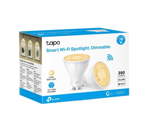 Умная Wi-Fi лампа/ Smart Wi-Fi Spotlight, Dimmable