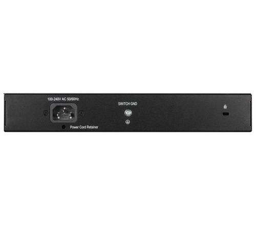 Коммутатор D-Link Неуправляемый PoE-коммутатор, 9x1000Base-T (8x1000Base-T PoE), 1x1000Base-X SFP, PoE-бюджет 125 Вт, корпус металл