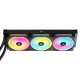 Система жидкостного охлаждения/ Water Cooling System Corsair iCUE LINK H150i RGB (360mm, Black, RGB/ Fans: 3x120mm, 63.1CFM, 37dBA, 2400RPM/Rad thickness 27mm/ S: 1851, 1700, 1200, 115X, AM5, AM4)