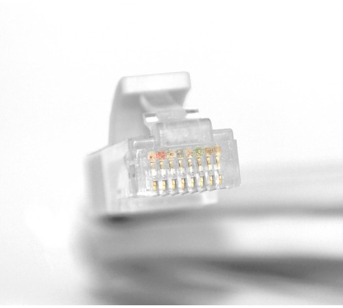 GCR Патч-корд перекрестный ethernet 15.0m UTP кат.5е, серый, RJ45, литой