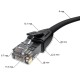 GCR Патч-корд прямой 30.0m UTP кат.6, черный, 24 AWG, ethernet high speed, RJ45, T568B, GCR-52539