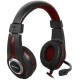 Defender Игровая гарнитура Warhead G-185 черный + красный, кабель 2 м