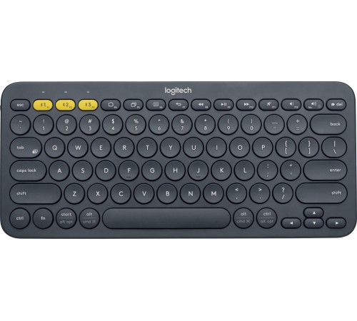 Клавиатура/ Logitech Keyboard K380 Dark Grey Wireless Bluetooth RTL, Multi-Device
