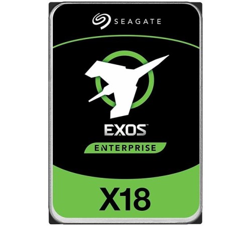 Жесткий диск Seagate Exos X18 HDD 3.5" SATA 16Tb, 7200 rpm, 256Mb buffer, 512e/4kn, CMR, ST16000NM000J, 1 year