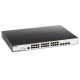 Коммутатор D-Link PROJ Managed L2 Switch 24x1000Base-T PoE, 4x10GBase-X SFP+, PoE Budget 370W, Surge 6KV, CLI, RJ45 Console, RPS, Dying Gasp