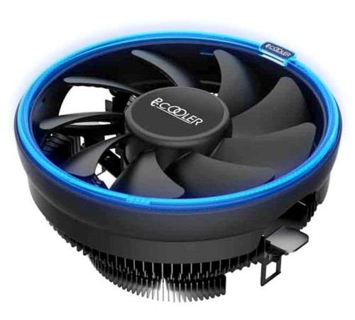 Кулер для процессора PCCooler E126MB S775/115X/AM2/2+/AM3/3+/AM4/FM1/FM2/2+ (48 шт/кор, TDP 92W, вент-р 120мм с PWM, Blue LED FAN, 1000-1800RPM, 26.5dBa) Retail Color Box
