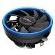 Кулер для процессора PCCooler E126MB S775/115X/AM2/2+/AM3/3+/AM4/FM1/FM2/2+ (48 шт/кор, TDP 92W, вент-р 120мм с PWM, Blue LED FAN, 1000-1800RPM, 26.5dBa) Retail Color Box