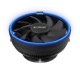 Кулер для процессора/ CPU Cooler PCCooler E126M B (92W, 4-pin PWM, 70mm, Al/Cu, -mm, Blue LED, 1x120mm, 56CFM, 26.5dBA, 1800RPM, S: 1700/1200/115X, AM5/AM4, black)
