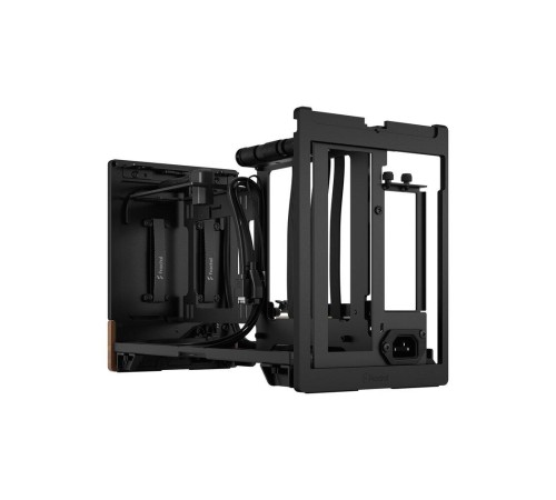 Корпус без блока питания/ Case Fractal Design Terra, Mini-Tower, no fans, 1xUSB-A 3.0 + 1xUSB 3.2 Type-C, SFX PSU Support, mITX Graphite
