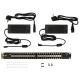 Панель POE 19", 24 порта, с двумя блоками питания 48V, 120W