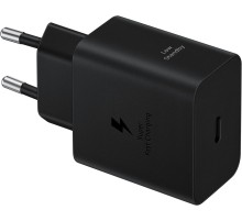 Зарядное устройство/ Сетевое зарядное устройство Samsung 45W (USB Type-C порт, кабель USB Type-C в комплекте), чёрное