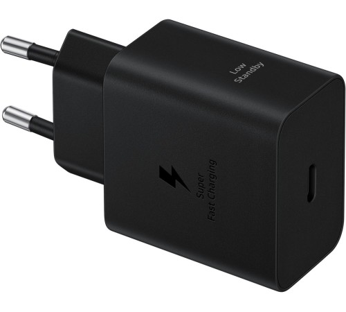 Зарядное устройство/ Сетевое зарядное устройство Samsung 45W (USB Type-C порт, кабель USB Type-C в комплекте), чёрное