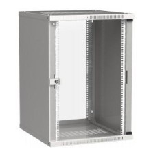 ITK Шкаф LINEA WE 18U 600x650мм дверь стекло серый