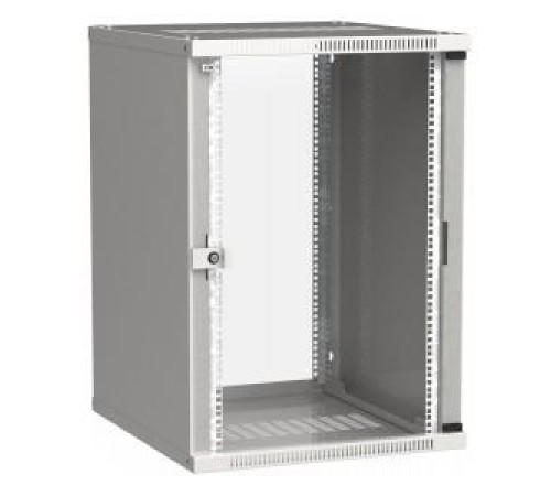 ITK Шкаф LINEA WE 18U 600x650мм дверь стекло серый