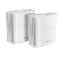 роутер ASUS XT9 (W-2-PK) // AX7800 // 2 pack  // 574 + 4804Mbps, 2,4 + 5 gGz, white