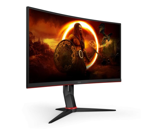Монитор игровой 27'' 16:9 1920х1080(FHD) VA, Curved, 240 Hz, 300 cd/m2, 3000:1, 80M:1, 1ms, 2xHDMI, DP, USB-Hub, Height adj, Tilt, Swivel, Speakers, Black+Cherry Монитор игровой 27'' 16:9 1920х1080(FHD) VA, Curved, 240 Hz, 300 cd/m2, 3000:1, 80M:1, 1ms, 2xHDMI, DP, USB-Hub, Height adj, Tilt, Swivel, Speakers, Black+Cherry