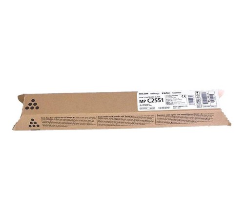 MP C2551E Тонер-картридж чёрный/ MP C2551E Toner-cartridge Black MP C2551E Тонер-картридж чёрный/ MP C2551E Toner-cartridge Black