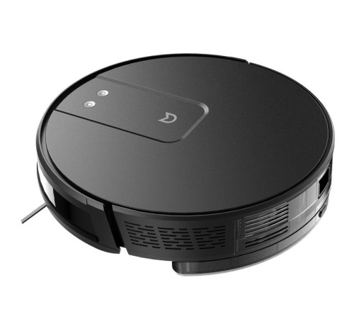 Робот-пылесос с гироскопом Robot vacuum IRBIS Peach 0121,2500 mAh,28W,2000Pa, Hyroscope, Black, charging stat, remote, roller brush & cloth for wet, 2 in 1 water tank & dust collector,  (царапины,потертости,следы эксплуатации)