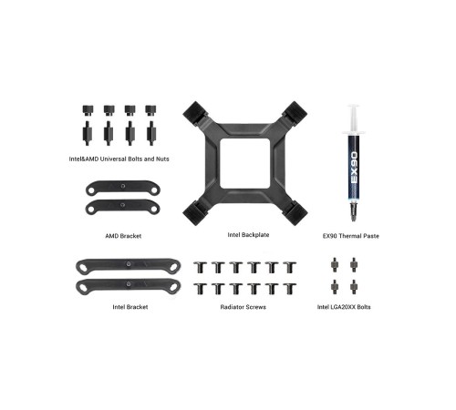 Система охлаждения/ Water Cooling System PCCooler DA360 Pro ARGB BK (300W, 360mm, Black, ARGB/ Fans: 3x120mm, 75.8CFM, 33.7dBA, 2200RPM/ Pump height 57mm, 28dBA, 3000RPM, Rad thickness 27mm/ S: 1851, 1700, 1200, 20XX, 115X, AM5, AM4) Система охлаждения/ Water Cooling System PCCooler DA360 Pro ARGB BK (300W, 360mm, Black, ARGB/ Fans: 3x120mm, 75.8CFM, 33.7dBA, 2200RPM/ Pump height 57mm, 28dBA, 3000RPM, Rad thickness 27mm/ S: 1851, 1700, 1200, 20XX, 115X, AM5, AM4)