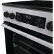 Плита Gorenje/ Плита Gorenje, полезный объем 70 л, эргономичные переключатели, сенсорный программатор IconLED, эмаль SilverMatte, очистка паром, индикатор остаточного тепла для каждой конфорки, телескопические направляющие, дверца CompactDoor 2 стекла + 1