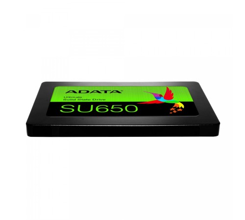 Твердотельный накопитель/ ADATA SSD Ultimate SU650, 960GB, 2.5" 7mm, SATA3, 3D TLC, R/W 520/450MB/s, IOPs 40 000/75 000, TBW 560, DWPD 0.5 (3 года) Твердотельный накопитель/ ADATA SSD Ultimate SU650, 960GB, 2.5" 7mm, SATA3, 3D TLC, R/W 520/450MB/s, IOPs 40 000/75 000, TBW 560, DWPD 0.5 (3 года)