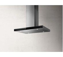 Вытяжной шкаф ELICA/ островная, 90 см, 710 м3/ч, нержавеющая сталь + черное стекло