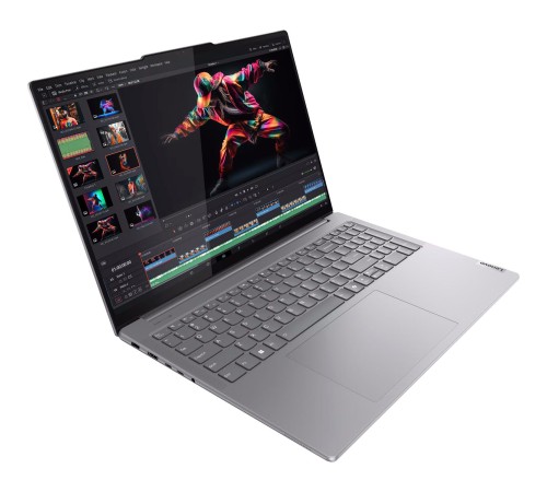 Ноутбук/ Lenovo Yoga Pro 9 16IMH9 16"(3200x2000 mini LED)/Intel Core Ultra 9 185H(2.3Ghz)/65536Mb/1024SSDGb/noDVD/Ext:nVidia GeForce RTX4070(8192Mb)/Cam/BT/WiFi/84WHr/war 1y/2.05kg/luna grey/Win11Home + 170W, RU kbd Ноутбук/ Lenovo Yoga Pro 9 16IMH9 16"(3200x2000 mini LED)/Intel Core Ultra 9 185H(2.3Ghz)/65536Mb/1024SSDGb/noDVD/Ext:nVidia GeForce RTX4070(8192Mb)/Cam/BT/WiFi/84WHr/war 1y/2.05kg/luna grey/Win11Home + 170W, RU kbd