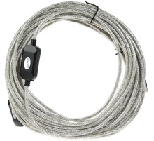 Кабель-адаптер/ Кабель-адаптер USB2.0-repeater, удлинительный активный <Am-->Af> 15м Aopen/Qust <ACU823-15M>