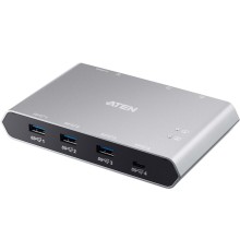 2-портовый коммутатор для совместного использования устройств с портом USB-C Gen 2 и функцией сквозной передачи питания/ 4x2 USB 3.1 Gen1 Peripheral Sharing Switch